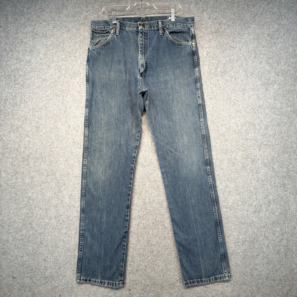 Wrangler 13MWZPD Cowboy Cut Men's Jeans Size 36x34 (Fits 35x34)